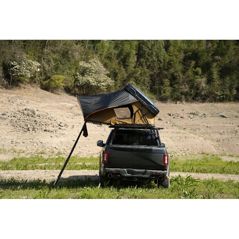 

Hot selling OEM Four Season Universal Foldable Roof Top Windproof UV Protected Ox Cloth Car Camping Tent Aluminum Shell