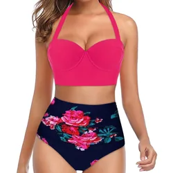 Summer Sexy Swimsuits Push Up Bikini Female Swimwear 2022 Beach Wear High Waist Bikinis Women's Swimming Bathing Suit