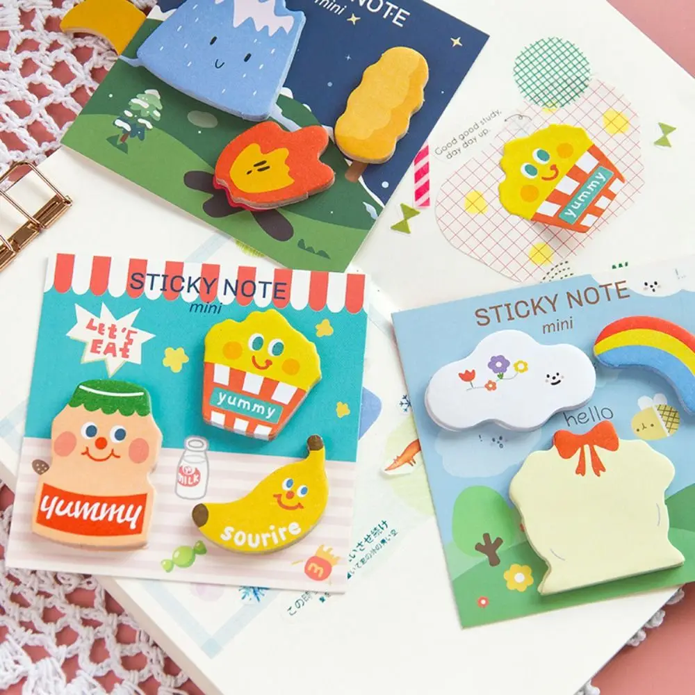 Cartoon Sticky Notes Memo Pad Diary Stationary Scrapbook Decorative Cute Halloween mini N Times Sticky