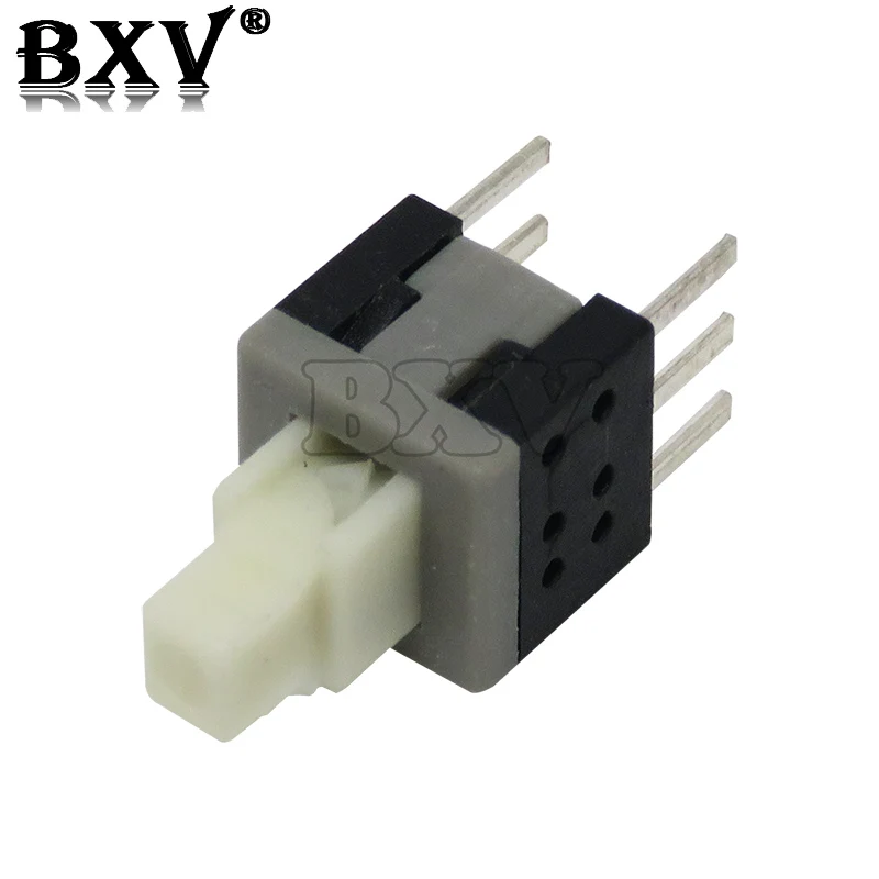 10PCS 5.8*5.8 7*7 8*8 8.5*8.5mm Self Locking Push Tactile Power Micro Switch Kit 6 Pin Button Switches