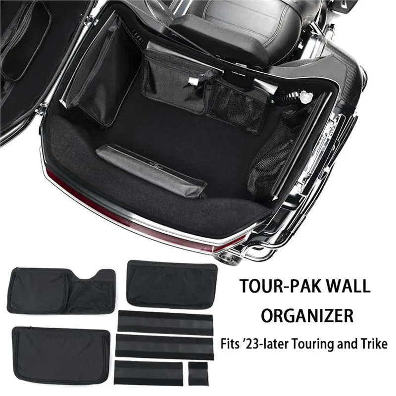 A11M-Motorcycle Tour Pack Trunk Saddlebag Liner Storage Bag For