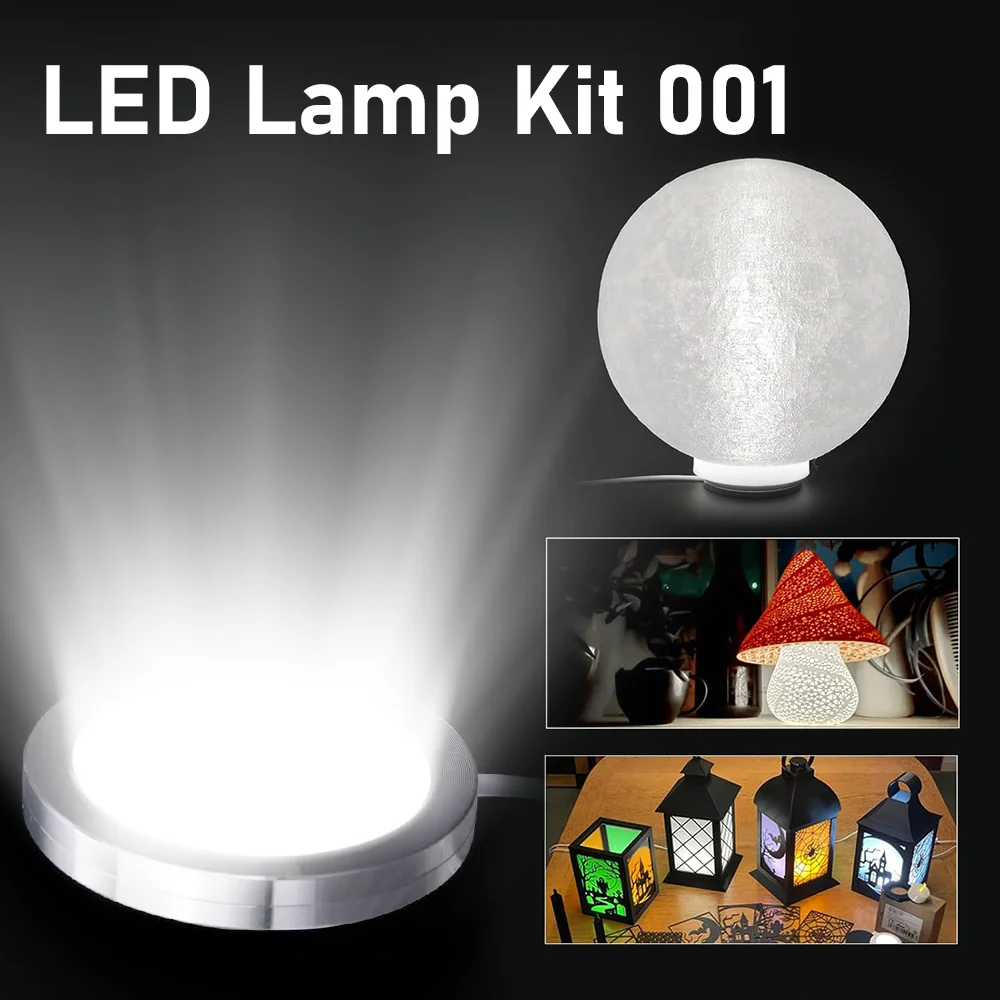 

Комплект светодиодных ламп для 3D-принтера 001 6400K, белый свет для лаборатории Bambu H2D/A1mini/P2S, комплект оборудования Makerworld Maker, питание от 5 В, USB