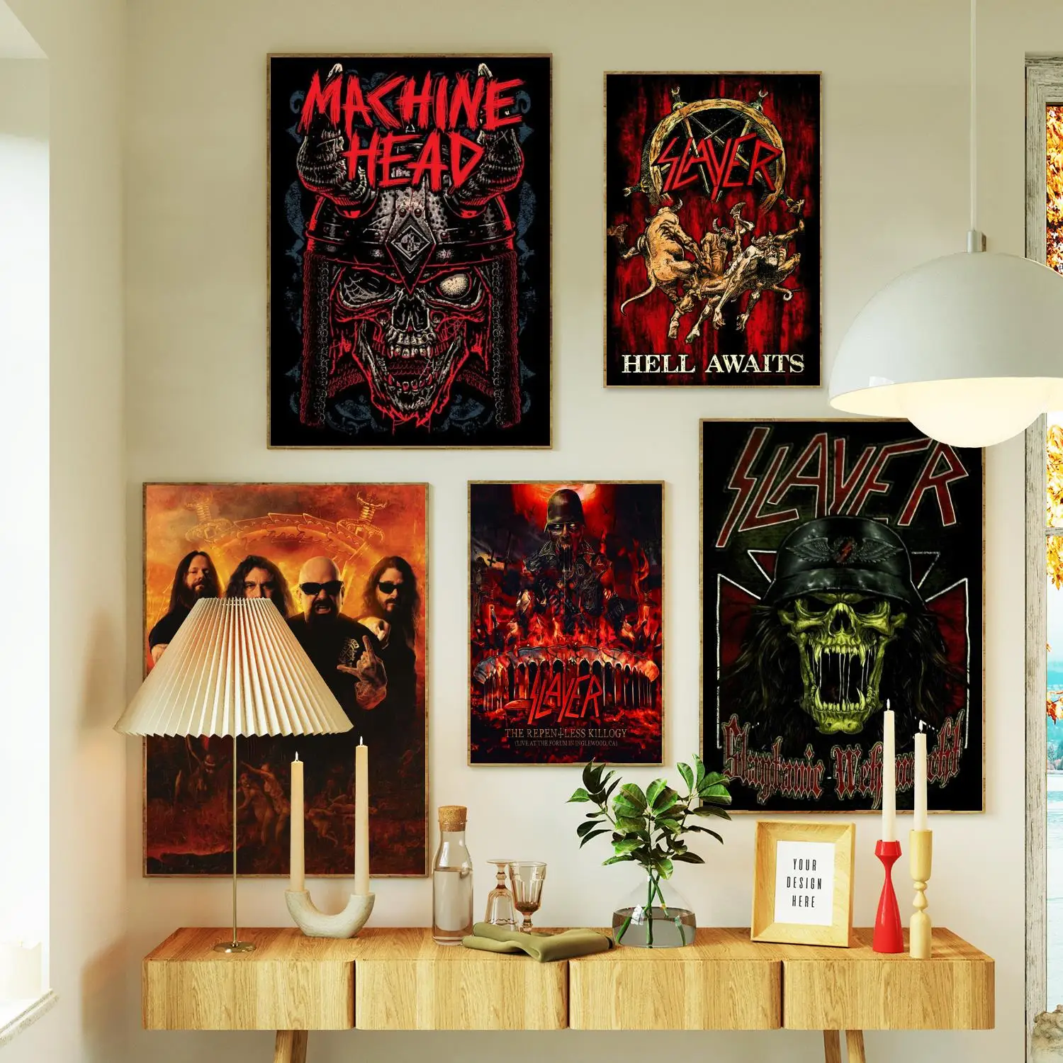 slayer Singer Poster Prints Wall Art Canvas Painting Poster For Modern Family Living Room Home Decor