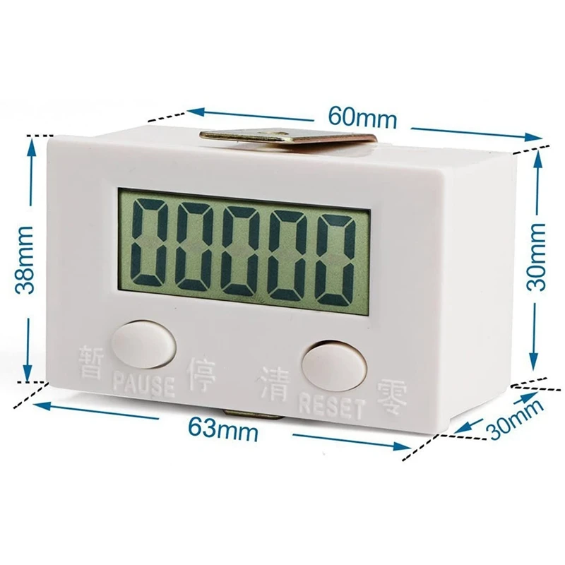 Imagem -06 - Lcd Display Digital Eletrônico Contador Perfurador Interruptor de Proximidade Indução Magnética Reciprocating Contador Rotativo 0-99999