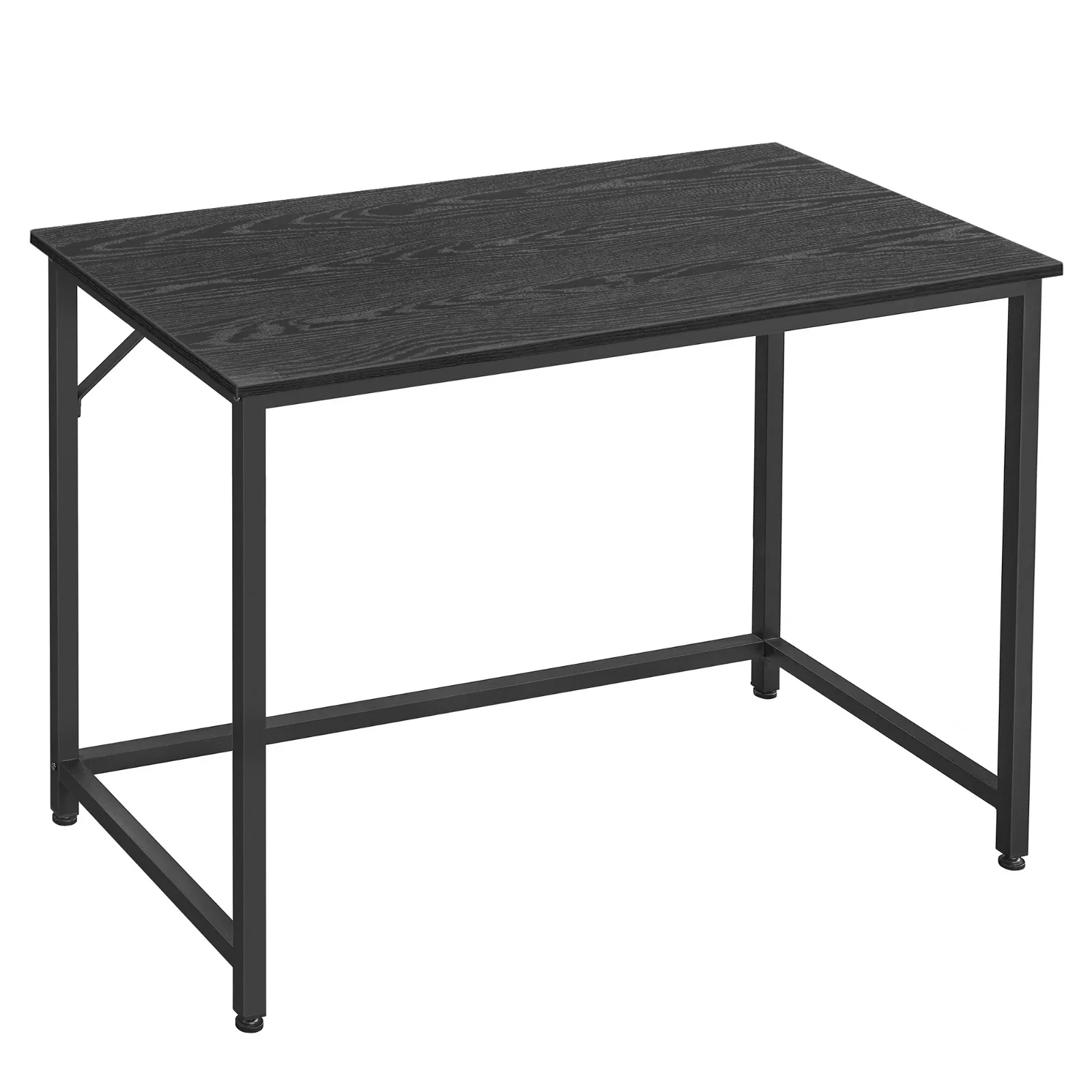 

US Computer Writing Study Desk Workstation PC Laptop Table Rustic Brown Black Black