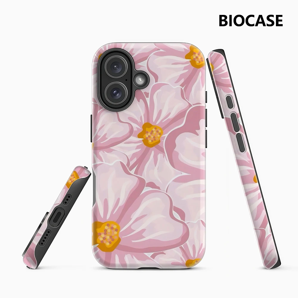 Funda para Teléfono Blush Cosmos, Magnética, para iPhone 17 16 15 14 13 Pro Max Plus, de Una o Dos Capas, Resistente