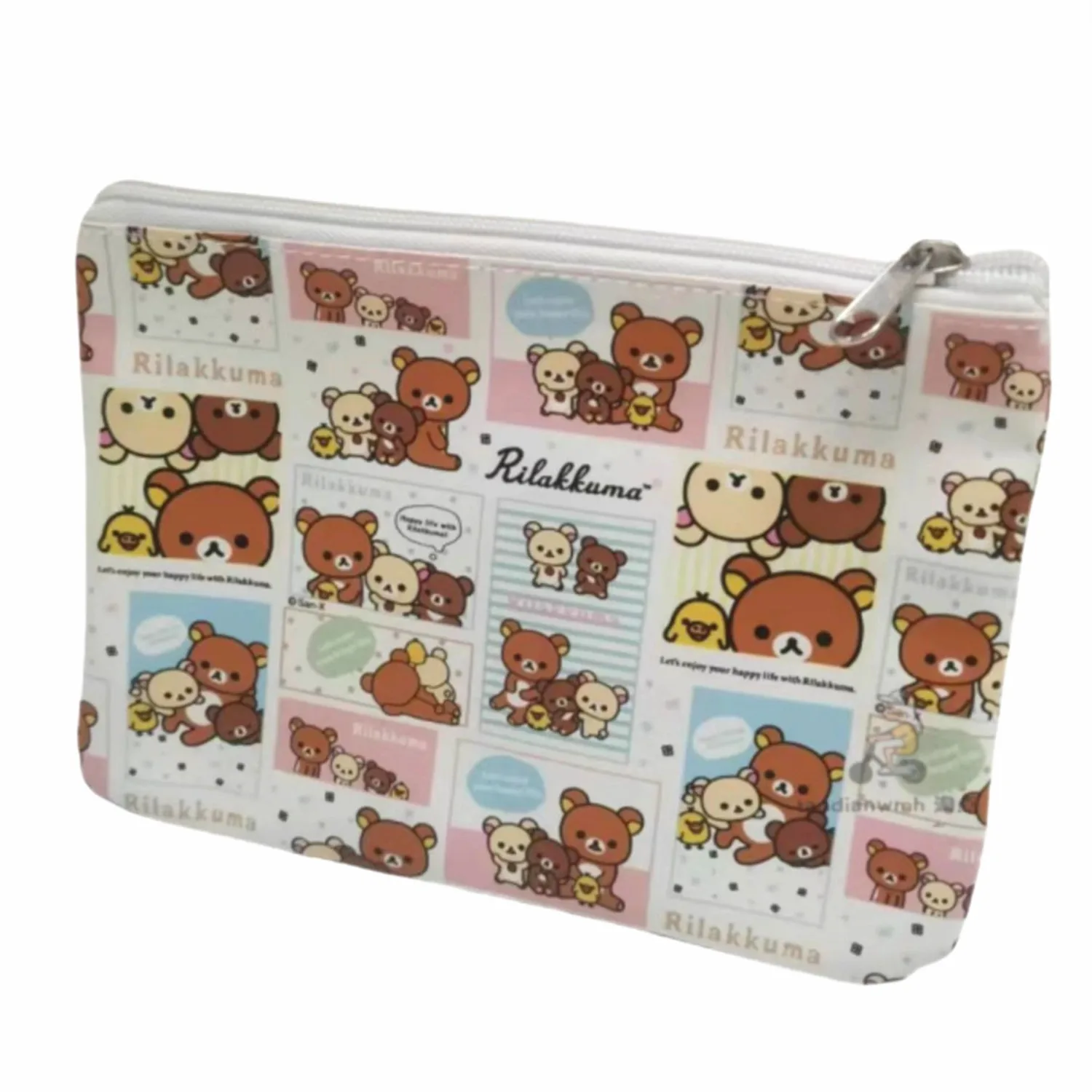 

Новый милый медведь Rilakkuma для девочек, карманная косметичка из искусственной кожи, косметичка для женщин