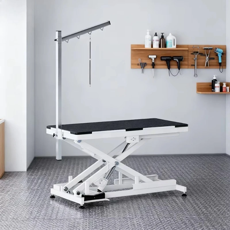 Small Large Dog Grooming Salon Height Adjustable Pet Grooming Table With Adjustable Arm