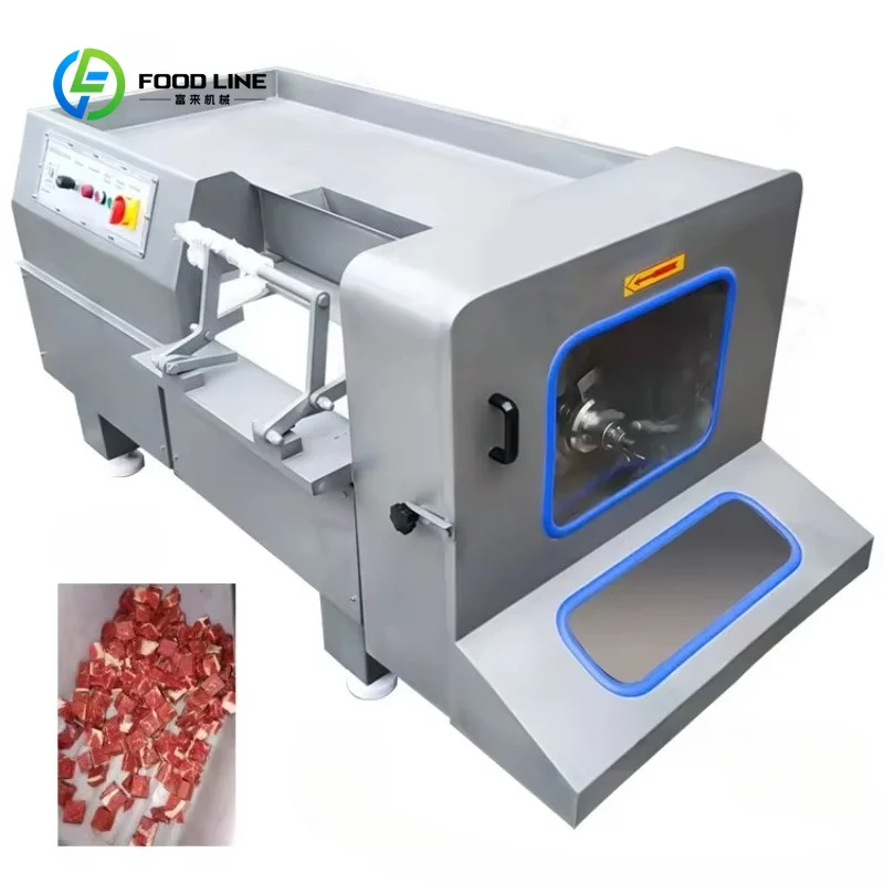 Customized Commercial Auto Pork Beef Chicken Liver Processing Machine New Pump Core Components for Chicken Breast Meat Cutting