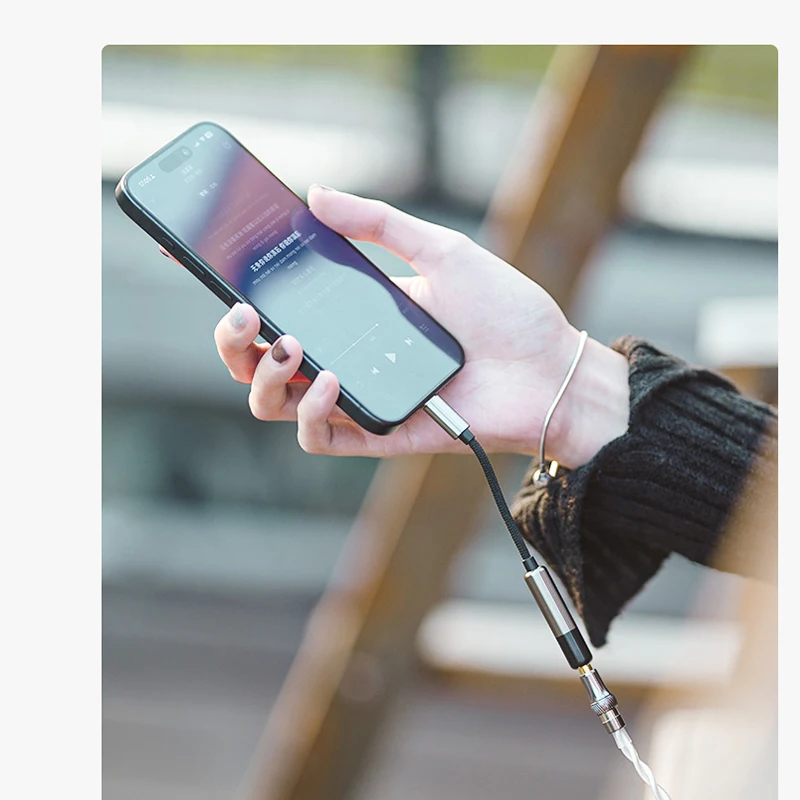 SHANLING UA Mini Portabel Resolusi Tinggi DAC AMP CS43131 Chip DSD256 Tipe-c hingga Dongle 3.5mm untuk Android/iOS/PC/Mac