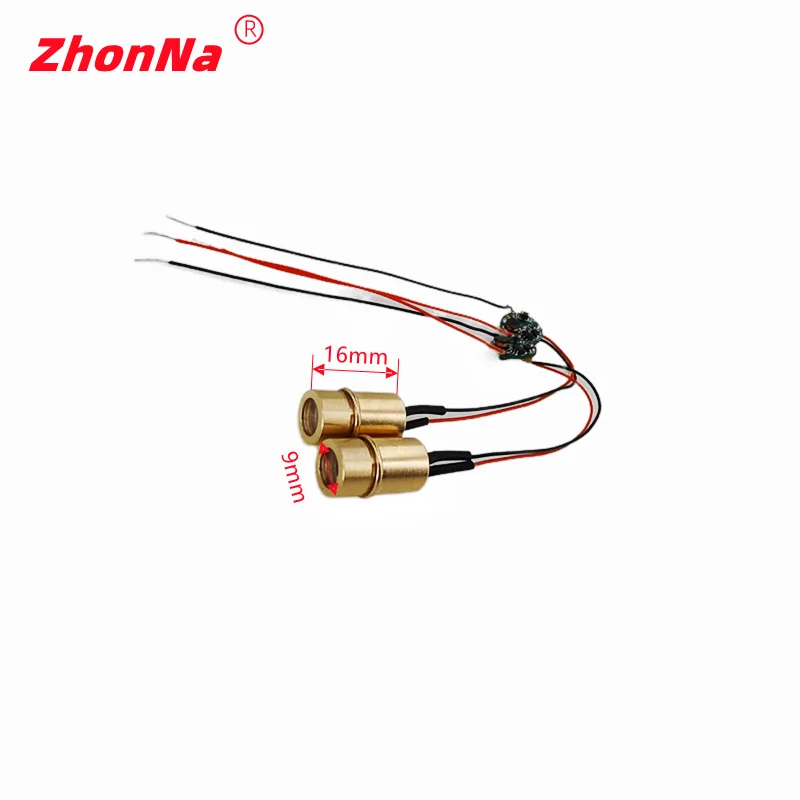 

520nm 5mW 3V/5V 9mm 9*16mm Industrial MINI Laser Module Red Locate Laser Head LD Module Laser Medical positioning