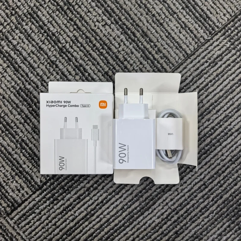Xiaomi الأصلي 90 واط شاحن 67 واط USB محول سريع Mi 17 15 14 13 12 الترا ريدمي نوت 12T برو توربو تهمة نوع C كابل شحن