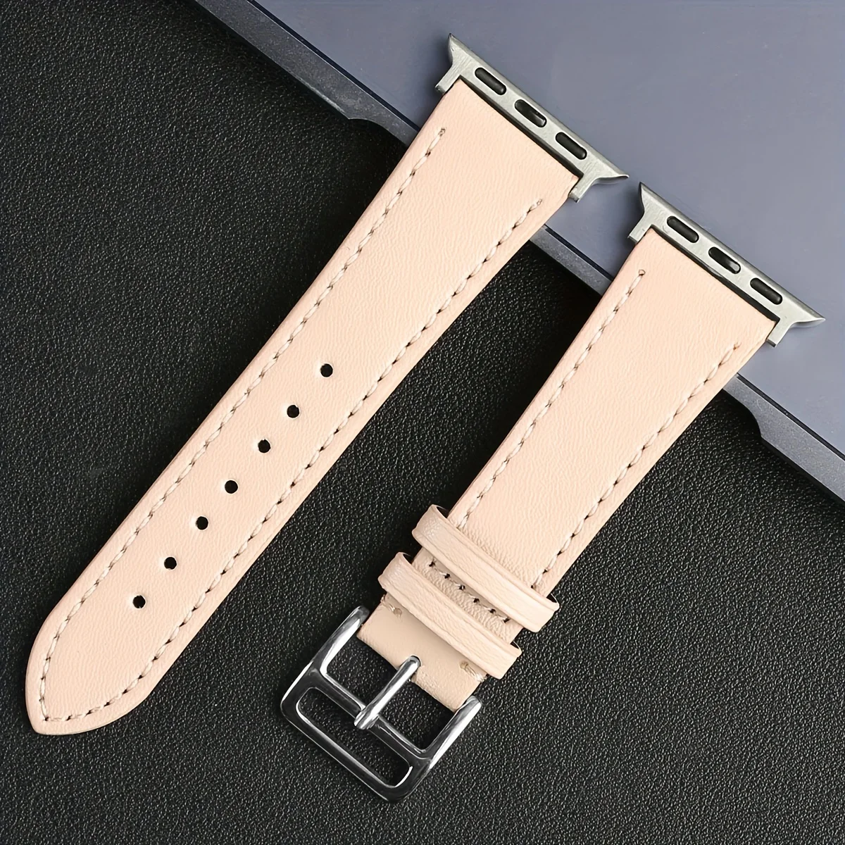 Cinturino in pelle per iWatch, cinturino per Apple Watch 44/45/49mm, per iWatch 38/40/41/42mm Ultra Series 8 7 6 5 4 3 2 1 SE Uomo e donna