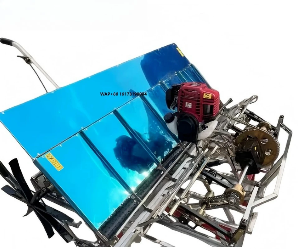 High-Efficiency Powered Rice Transplanter Automatic Seeder Adjustable Features for Paddy Fields Motor Gearbox Core