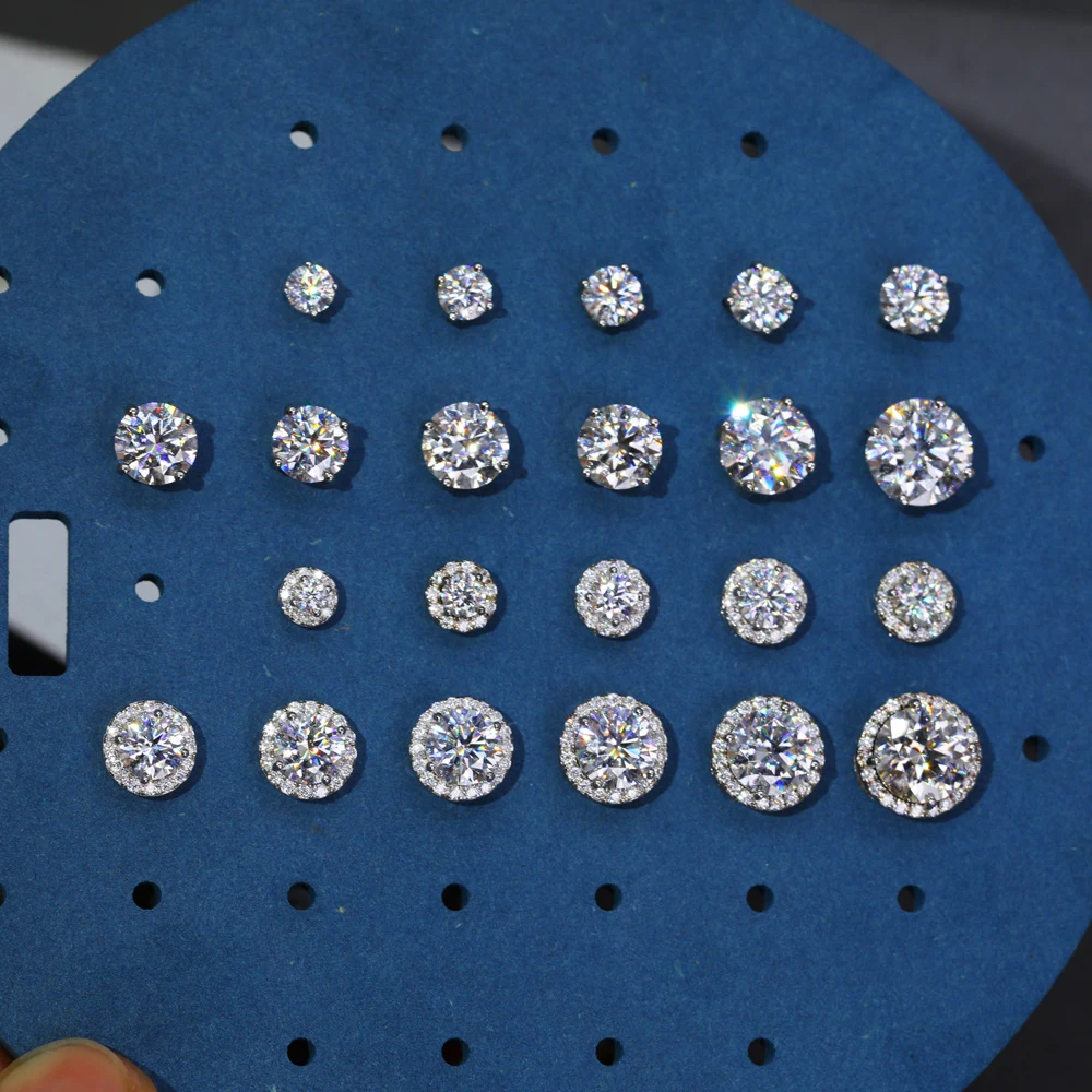 NASIA Premium White/Colorful M - Diamond Stud Earrings recension och pris