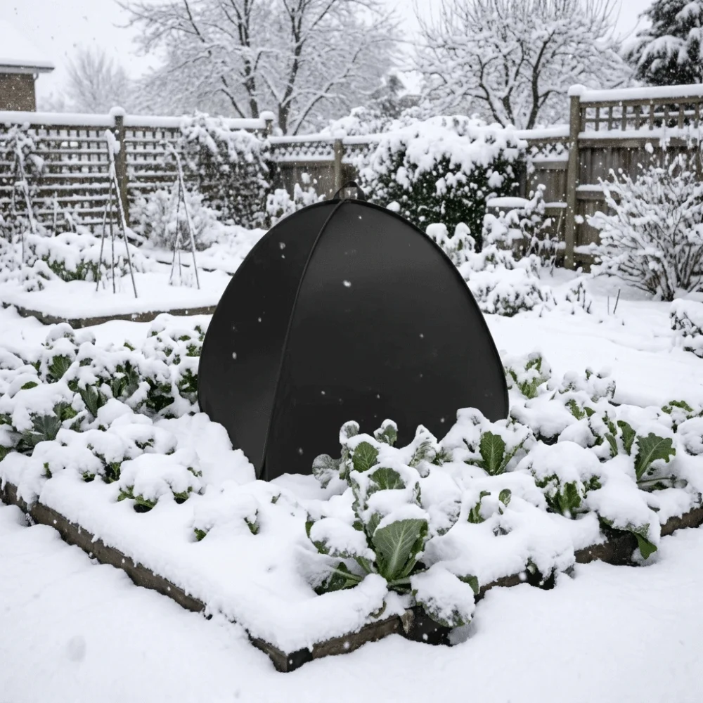 Folding Winter Plant Cover Non Woven Snow Prevention Plant Protection Cover Windproof with Handle Plant Protector