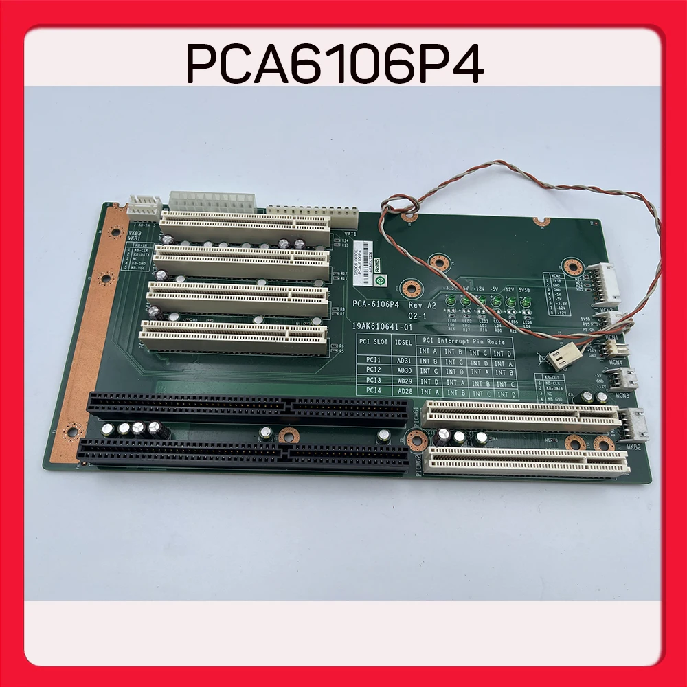 PCA6106P4 For Advantech Industrial Computer Backplane PCA6106P4
