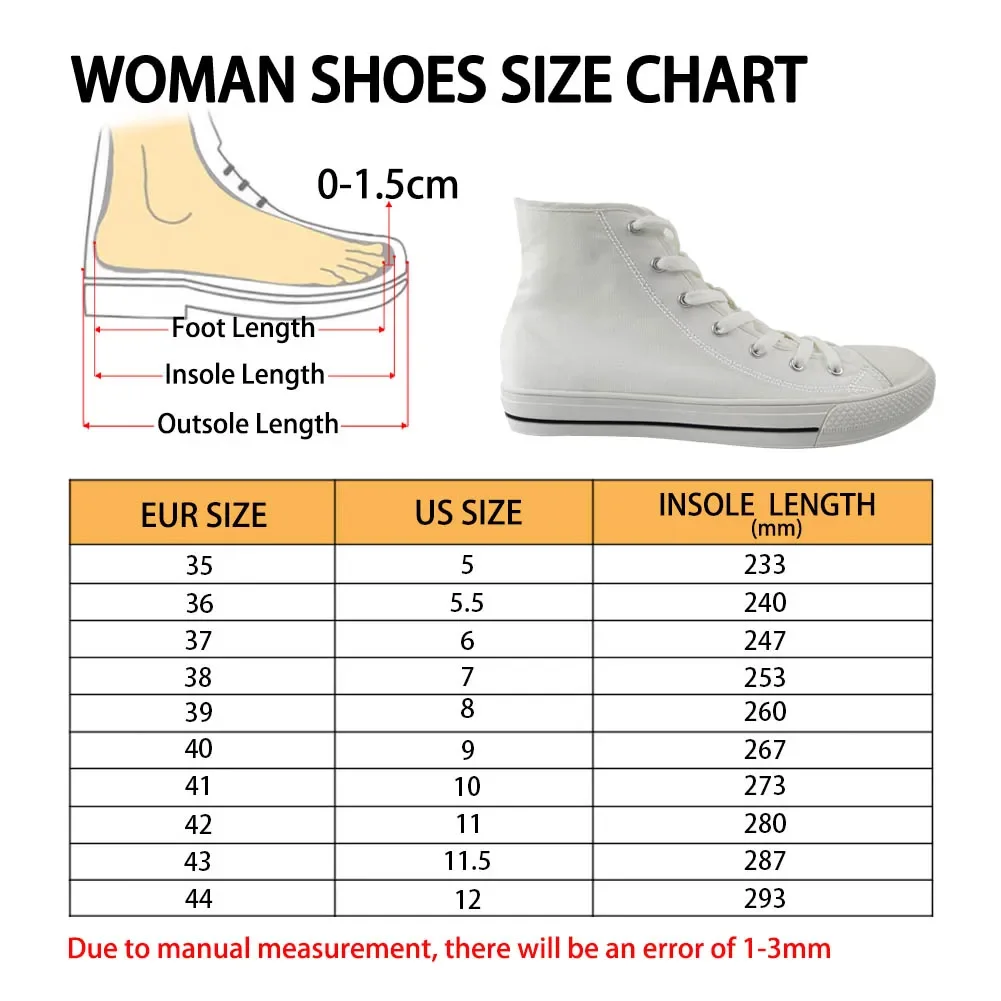 Men\'s High Top Canvas Shoes Kiss Rock Band Design Lace Up Women Vulcanized Sneakers Wear-Resistant High  Tops Flats Custom Made