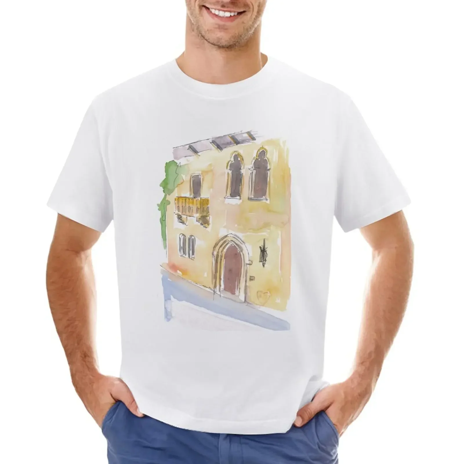 Balcony Of Juliet In Verona Symbol Of Love T-Shirt sublime summer top t shirt for men