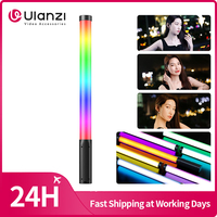 Ulanzi NEW VL119 RGB Light Wand 10W Stick Light Handheld LED Light Wand CCT&RGB 3300mAh 360Lux@0.5m Photography Light 2500-9000K