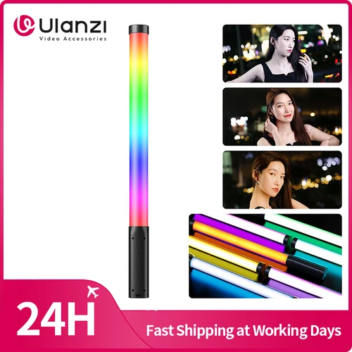 Ulanzi nuevo VL119 RGB varita de luz 10W palo de luz LED de mano varita CCT y RGB 3300mAh 360Lux @ 0,5 m luz de fotografía 2500-9000K