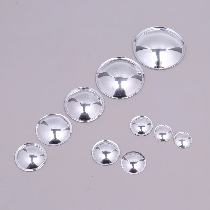 2PCS Speaker Dust Cap Woofer Loudspeaker Dust Cover Bright-Silver 20/22/24/27/30/36/40/45/50/54mm Audio Speaker Accessories