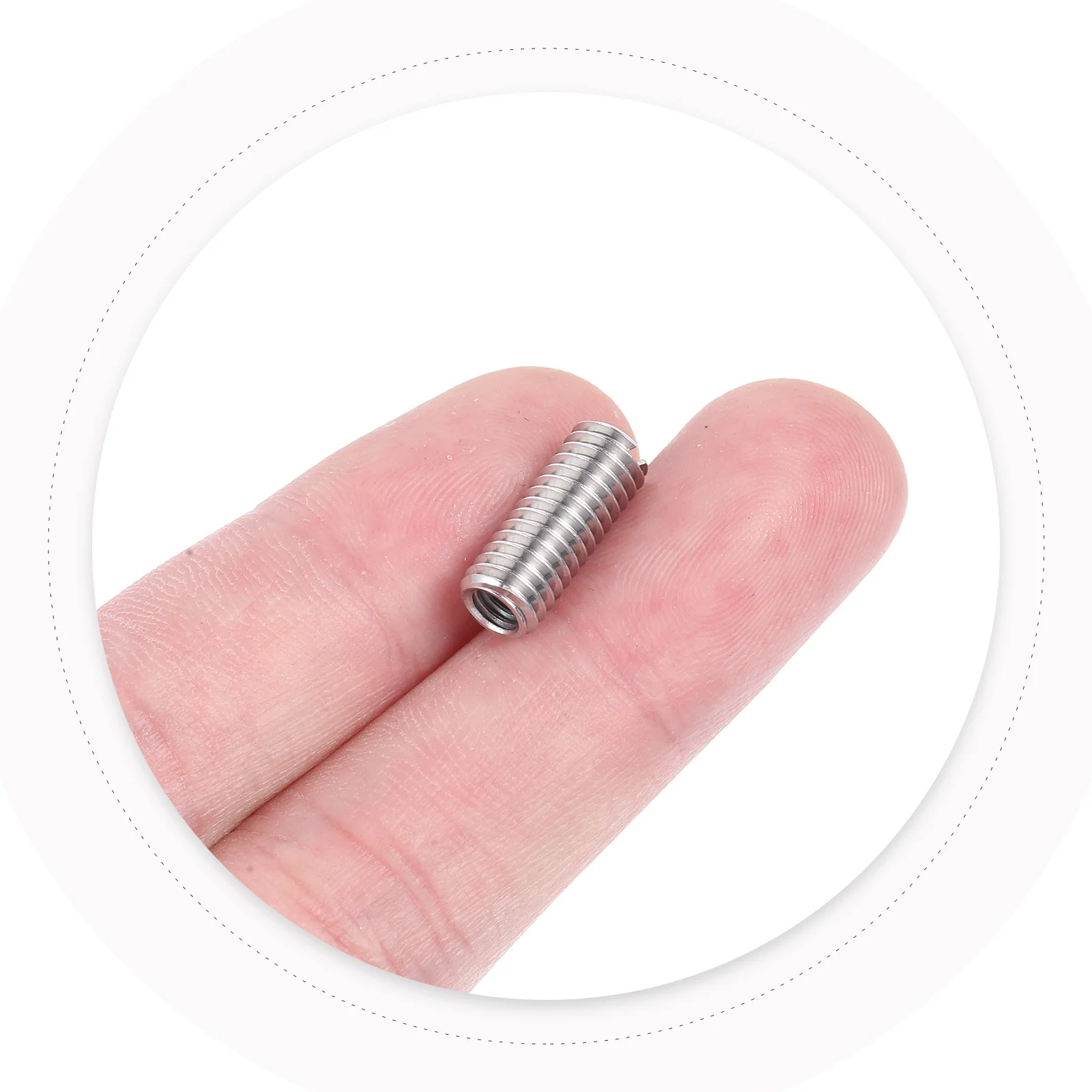 

10Pcs Stainless Steel Thread Nut Conversion Kit High Precision Furniture Supplies Anti-Corrosion Wear-Resistant