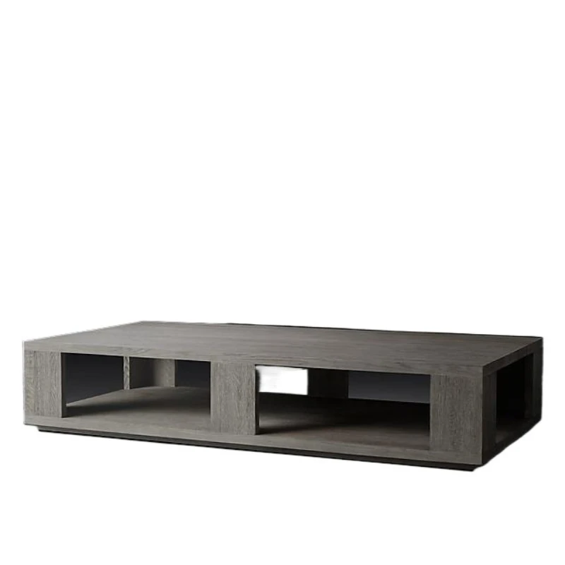 

American outdoor sofa courtyard high-end open-air villa sun protection rain protection outdoor solid wood sofa coffee table