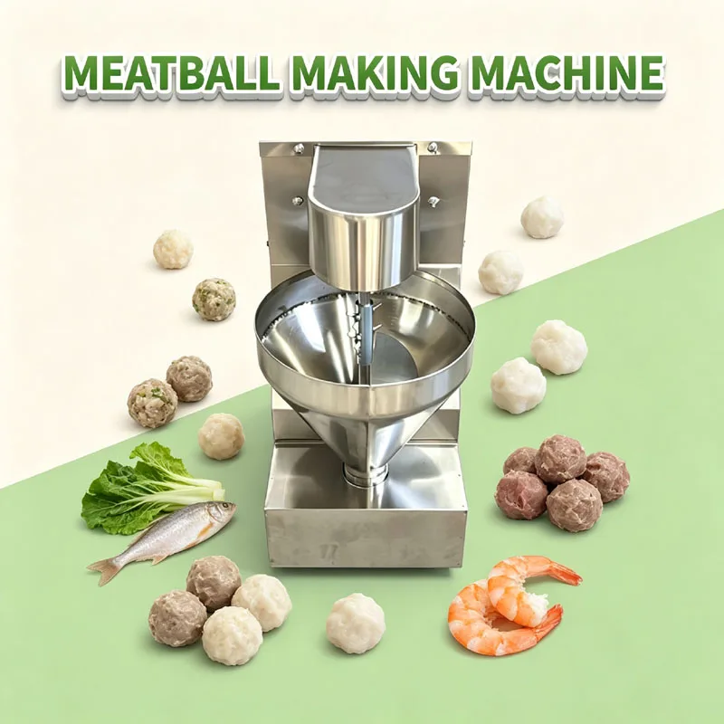 Commercial Meatball Forming Machine Small Tabletop Electric Automatic Meatball Making Machine For Food Shop
