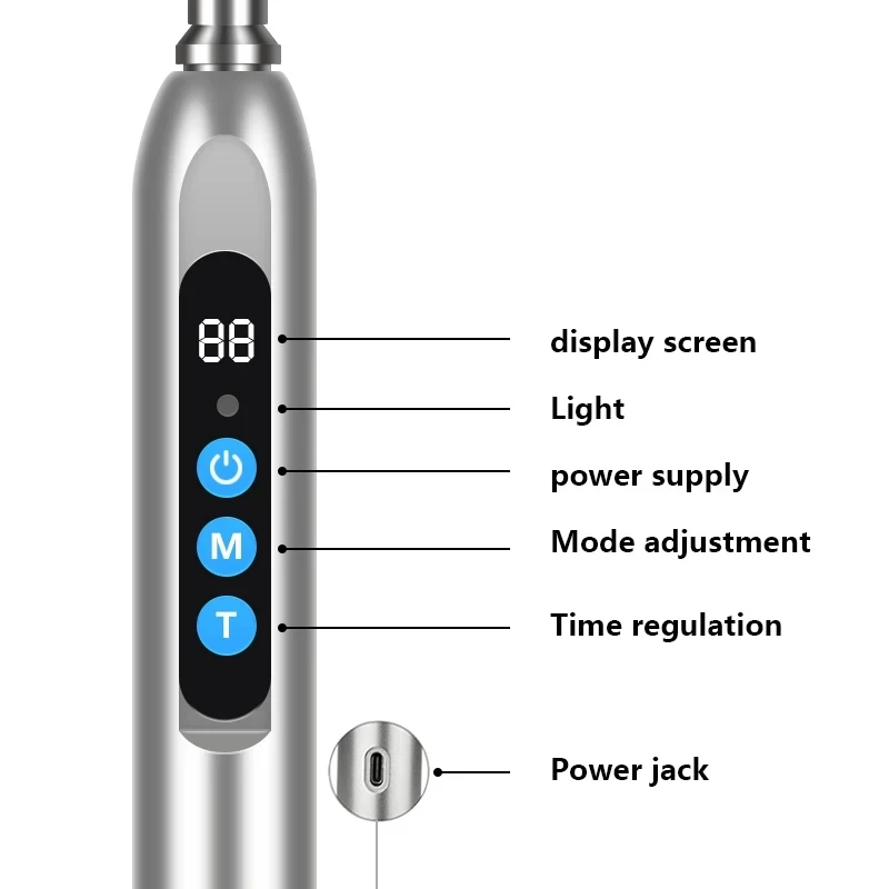 Red Light Therapy for Cold Sore Canker Sore 660nm 850nm Near Infrared LED Light Therapy Device Narrow Beam for Oral Sore Problem