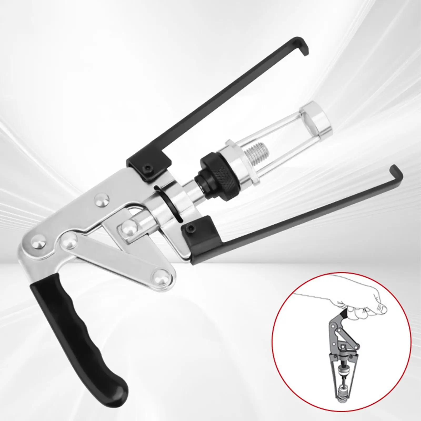 Engine Valve Train Tool Heavy Duty Spring Compressor Remover Adjustable for Auto Maintenance Tasks