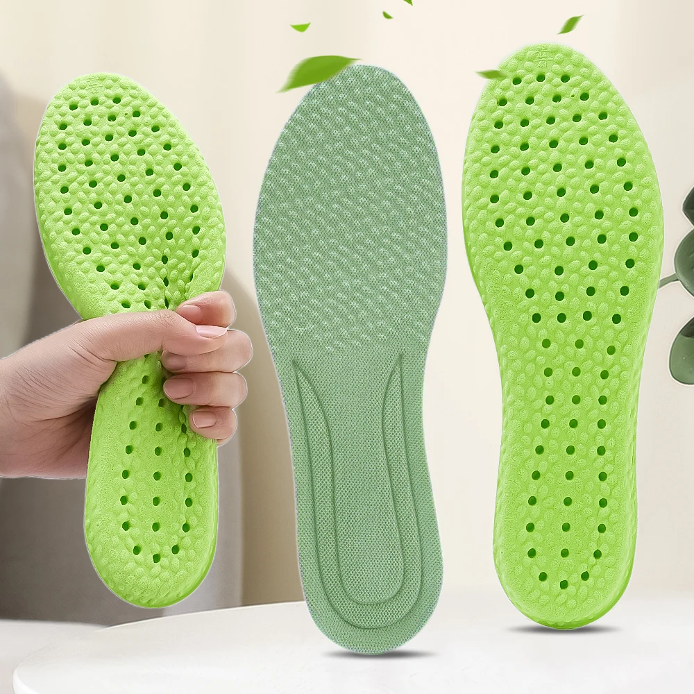 Deodorant Sport Shoes Insole Comfortable Plantar Fasciitis Insoles for Feet Man Women Orthopedic Shoe Sole Running Accessories