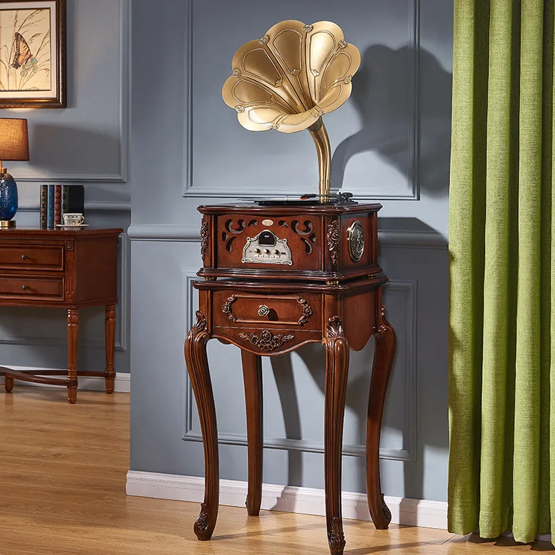 Phonograph, floor standing, antique style, living room, home, Bluetooth sound effect, traditional Chinese culture