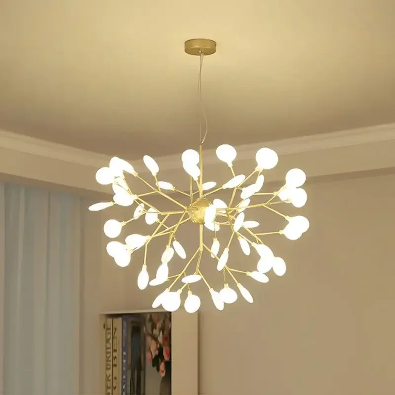 

Nordic Creative Firefly Chandelier Modern Simplicity Personality Atmosphere Living Room Bedroom Dining Room Lights Warm Lamps
