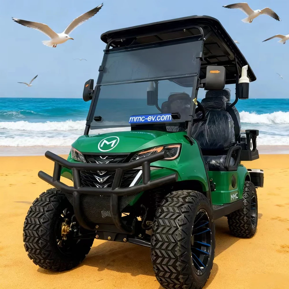 2025 مصنع MMC العلامة التجارية 48/72 فولت 4000 واط/7000 واط إطارات الطرق الوعرة المضادة للتآكل والصدأ الجسم 2/8 مقعد عربة جولف كهربائية عربات التي تجرها الدواب #4