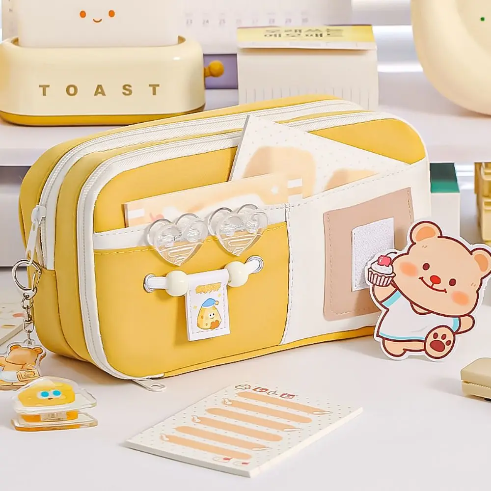 

High Quality Nine-layer Pen Bag Large Capacity Portable Stationery Bag Pencil Box School Office