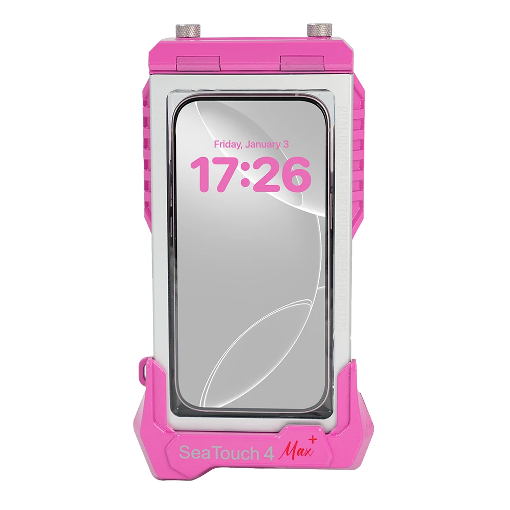 DIVEVOLK SeaTouch 4 Max Plus onderwater touchscreen duiktelefoonhoes voor iPhone en Android-smartphones
