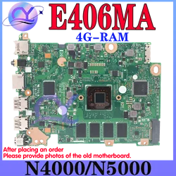 E406M Laptop Motherboard For ASUS E406MA E406 E406MAS L406MA L406M N4000 N5000 RAM-4G 64G-128G-SSD Mainboard 100% Work