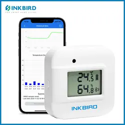 IBS-TH2 z serii INKBIRD wskaźnik temperatury i wilgotności cyfrowy termometr Bluetooth miernik wilgotności inteligentny czujnik pogody na lodówkę