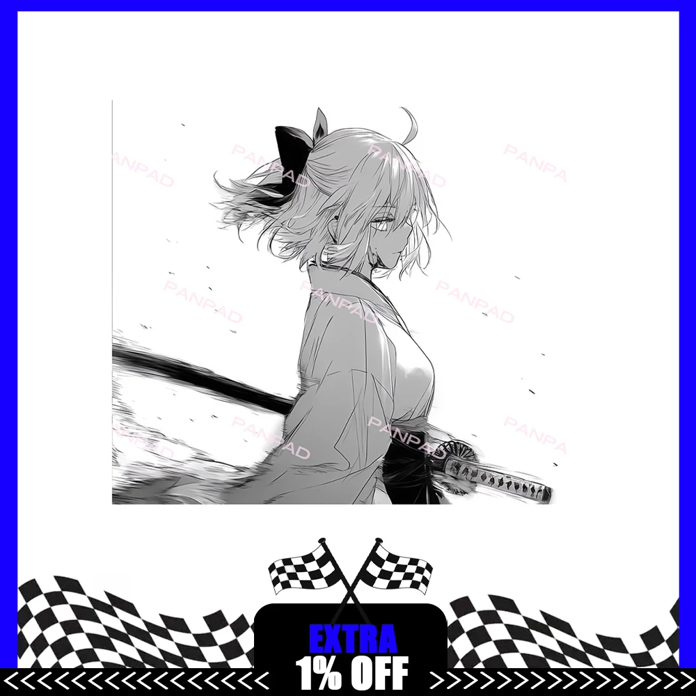 PAN Esports Soji Okita Glass Mousepad Smooth and Speed Mouse Pad FPS Coating Full Coverage Primer For APEX CSGO PC Accessories