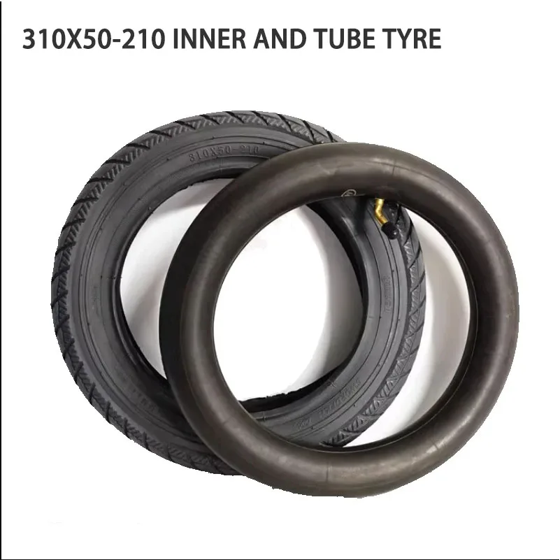 12 Inch 310X50-210 Inner Tube Tire For Etwow Electric Scooter Baby Carriage Replacement Wear-resistant Wheelchair Tyre