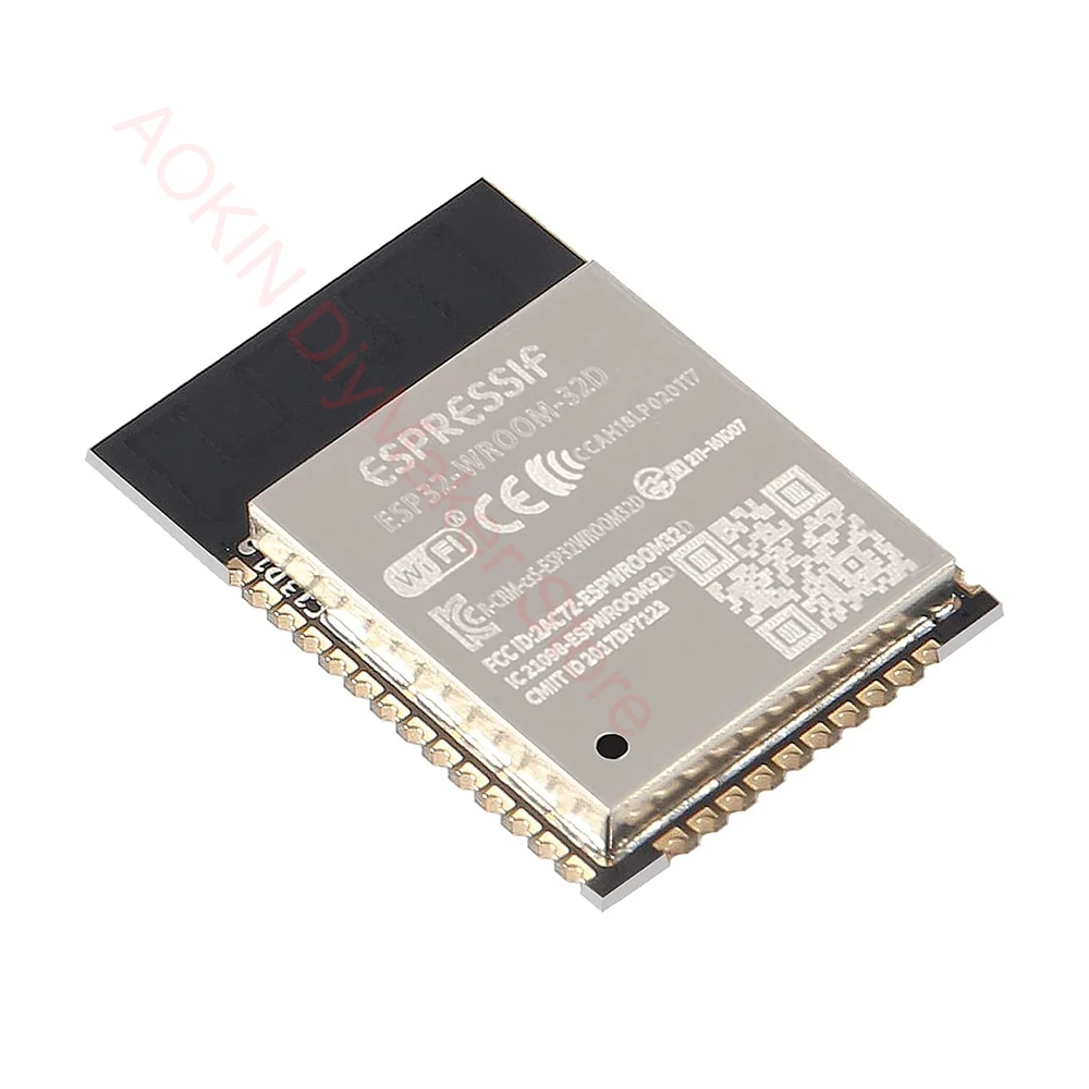 5 pcs ESP-WROOM-32D ESP32 Bluetooth and WiFi Low Power Module integrate ESP32-D0WD Generic Wi-Fi+BT+BLE MCU Modules