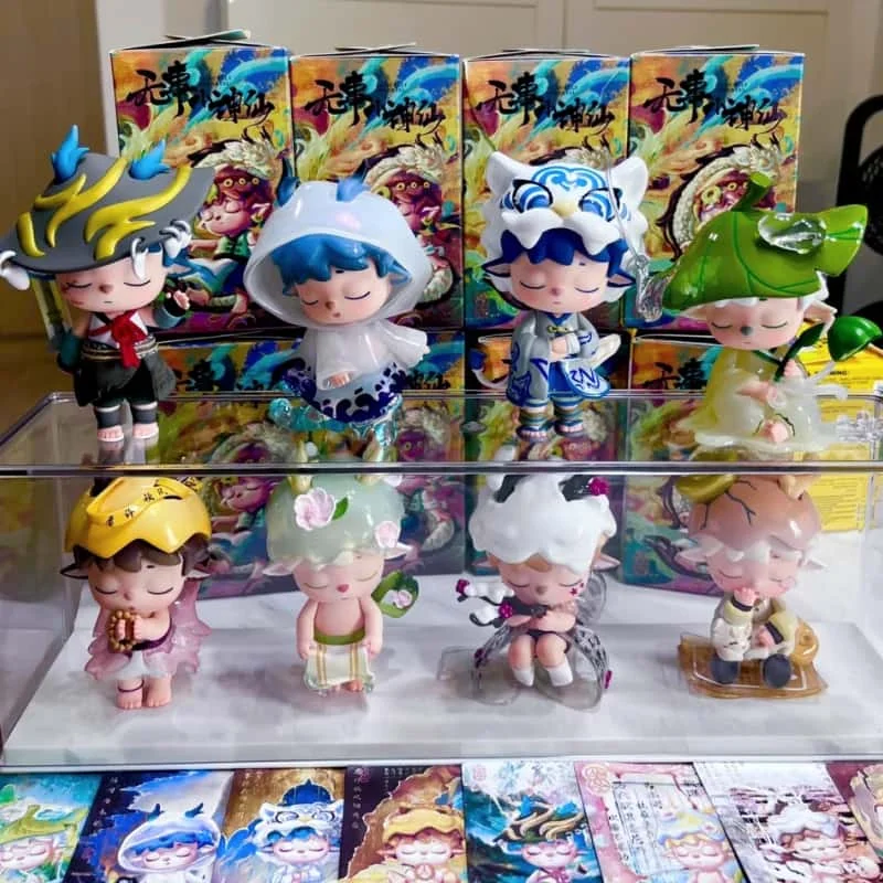 Mimi Leisurely Immortal Series Blind Box Cute Mimi Action Figure Surprise Bag Kawaii Anime Figure Mystery Box Model Toys