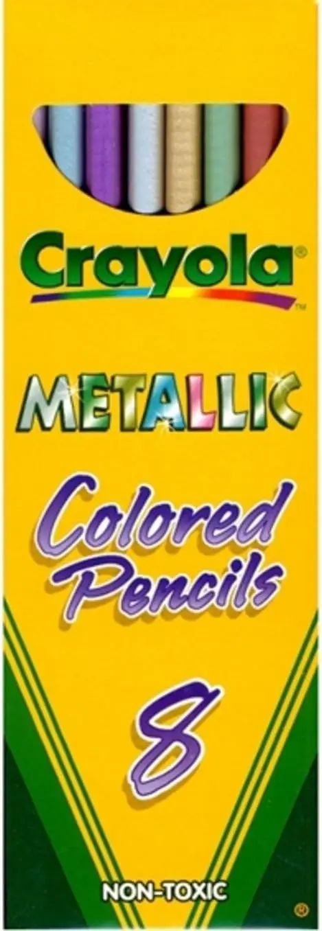 

Набор цветных карандашей Metallic FX, 8 штук - Яркие мерцающие цвета для художественных и ремесленных проектов
