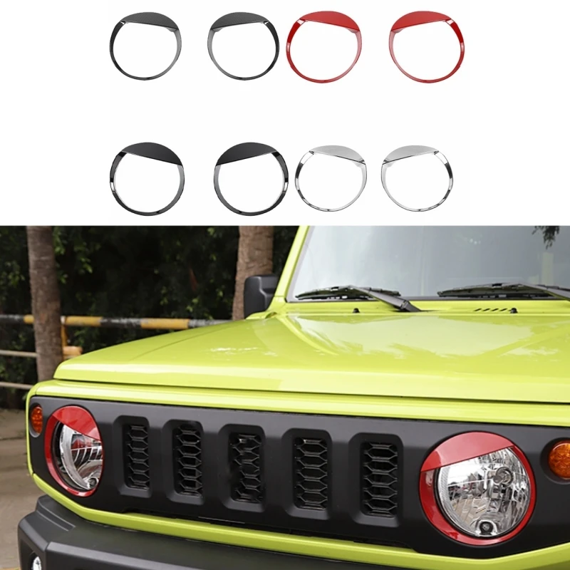 

Lamp Hoods Car Front Headlight Light Lamp Decoration Cover for Suzuki Jimny 2019 2020 2021 2022 2023 Up Accessories