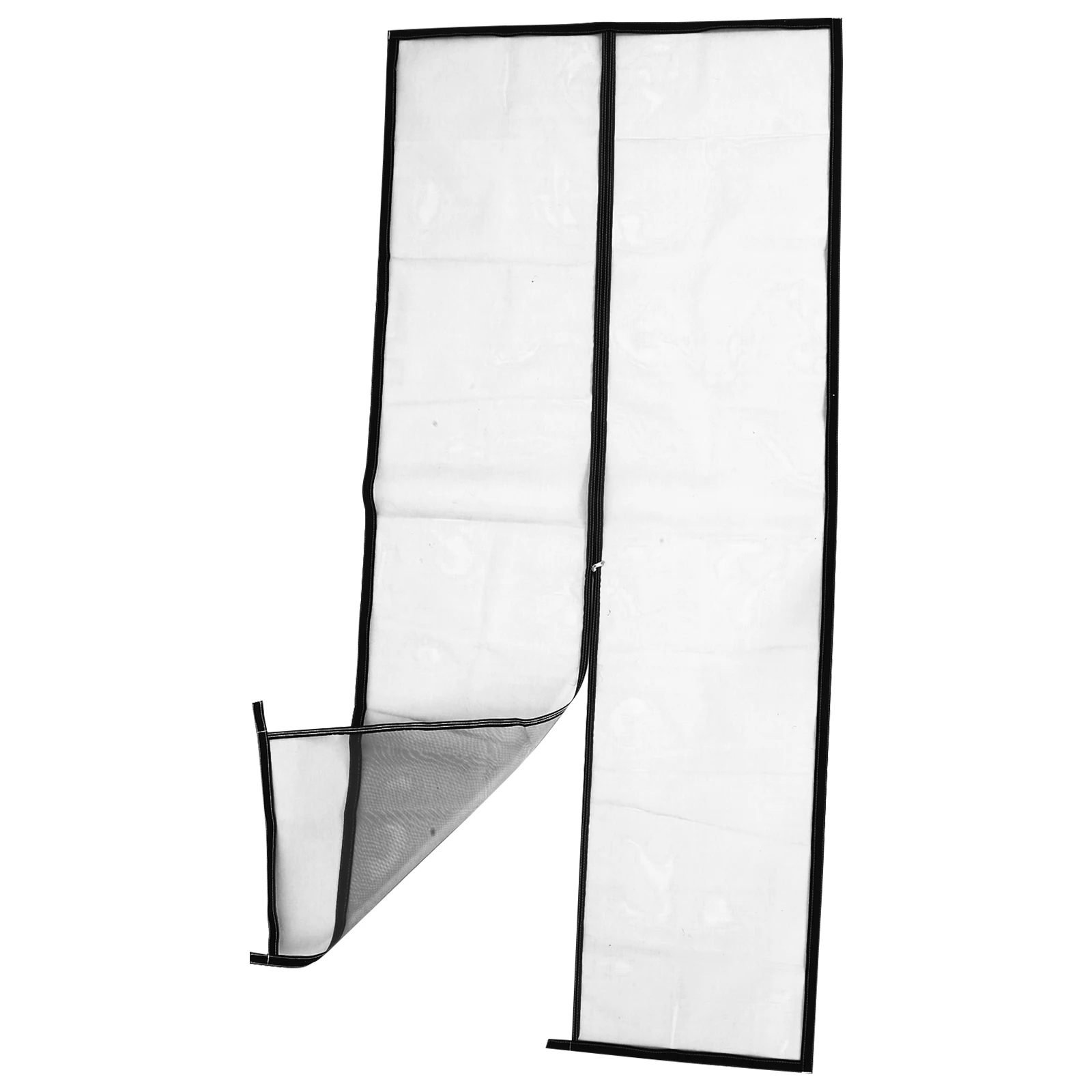 

Heavy Duty Cat Screen for Small Animals Dog Black Pet Mesh Ventilation Prevent Escape Easy Use Zipper Door Pet Screen Door