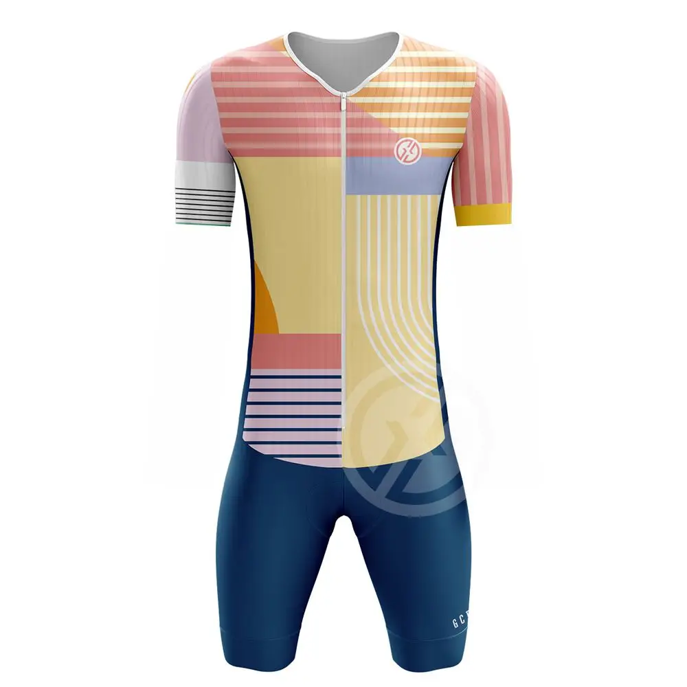 GCBIG Mens Pro High Quality Jumpsuit Road Cycling Jersey Triathlon Clothing One Piece Skinsuit Conjunto Ropa Ciclismo Hombre