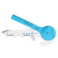 1pc Multi Function Plastic PD Ruler Pupil Distance Eye Wire Distance Front Angle Glasses Frame Curvature Measurement Tool