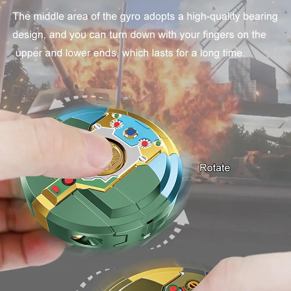 Robot Deformation Desktop Model Ornaments Creative Robot Transformation Fidget Spinner Hand Spinner Toys for Kids Gift