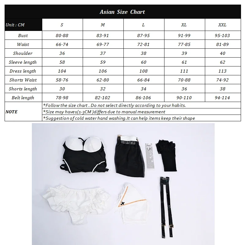 Nun Cosplay Costume Women Uniform Set-Party Halloween Outfit Adult Nun Dress Black Apparel Masquerade Show Costumes
